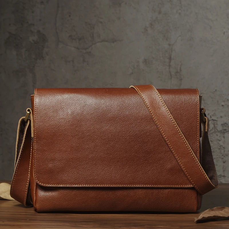 Genuine Leather Vintage Crossbody Bag