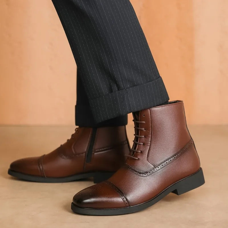 Classic Leather Ankle Boots