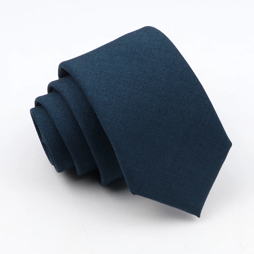 Solid Color Slim Tie