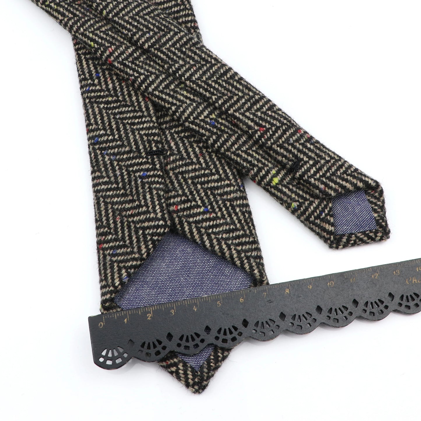 Wool Striped Neckties – 7cm Classic Weave