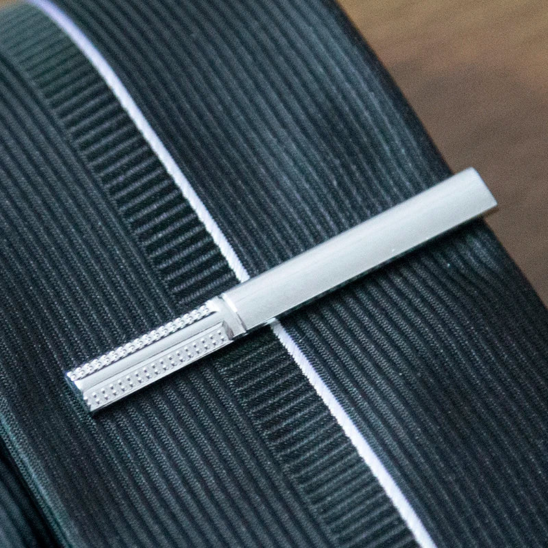 Chrome Steel Tie Clip Set – Classic Clasp