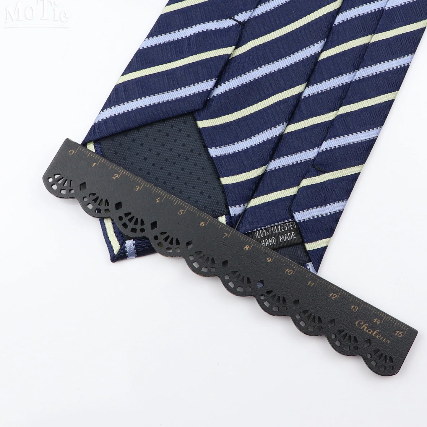 Striped Narrow Necktie – 7cm Classic Weave