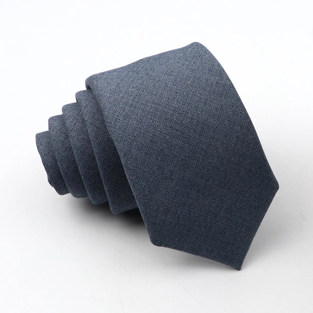 Solid Color Slim Tie