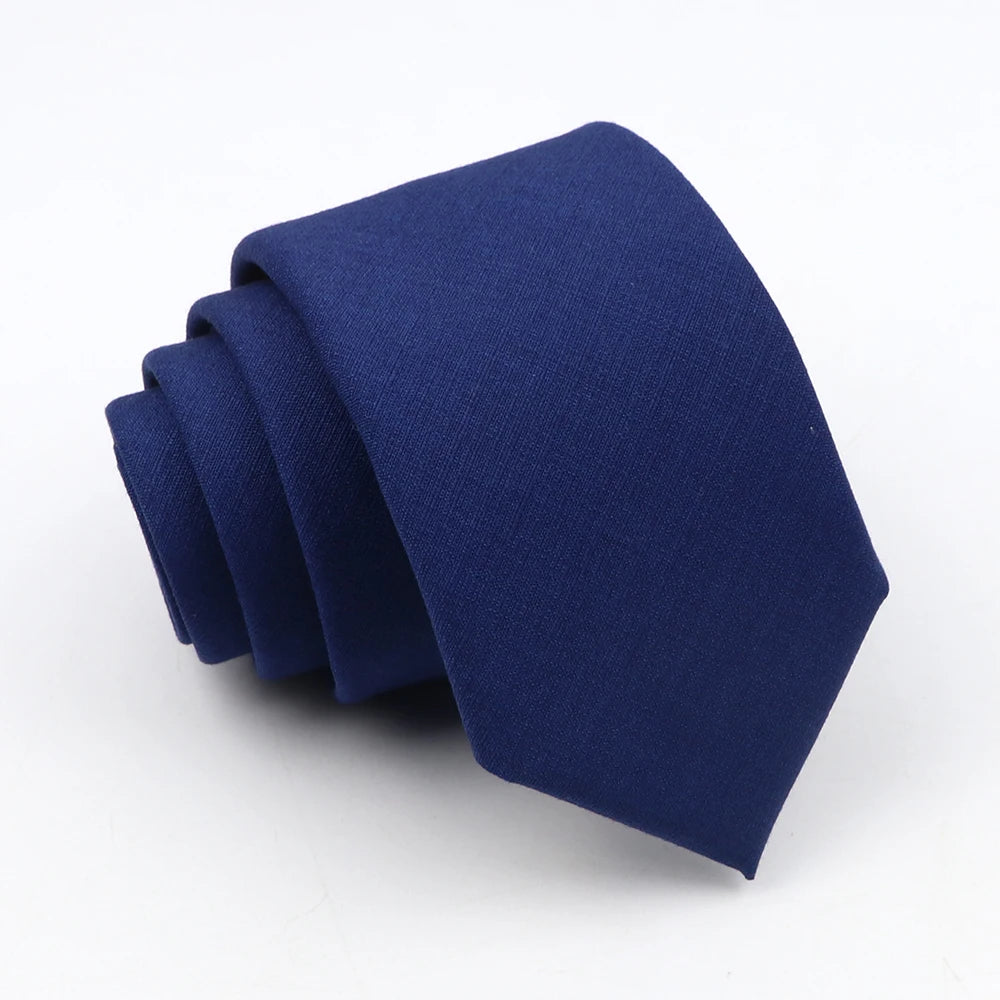 Solid Color Slim Tie
