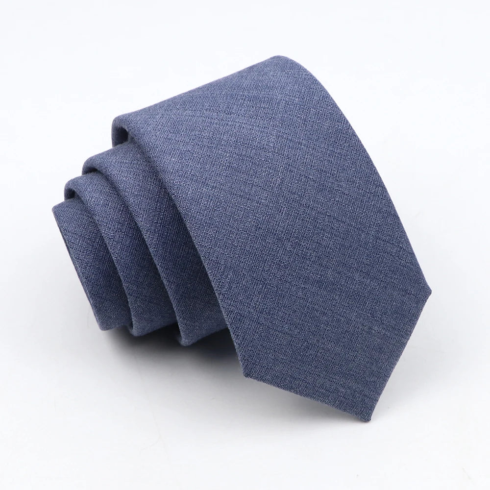 Solid Color Slim Tie