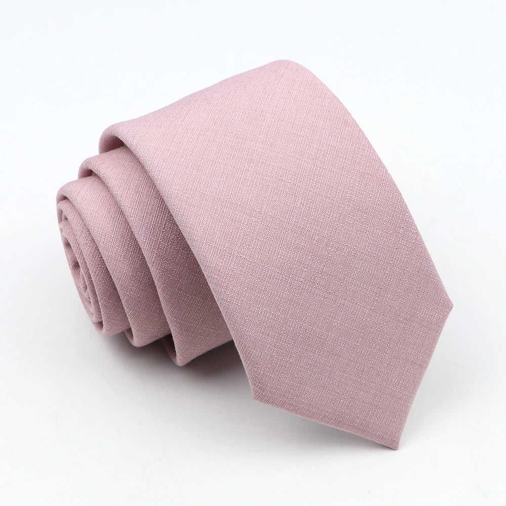 Solid Color Slim Tie