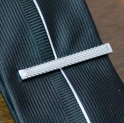 Chrome Steel Tie Clip Set – Classic Clasp