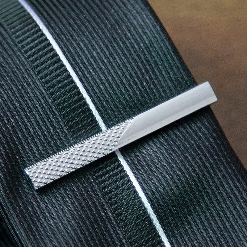 Chrome Steel Tie Clip Set – Classic Clasp