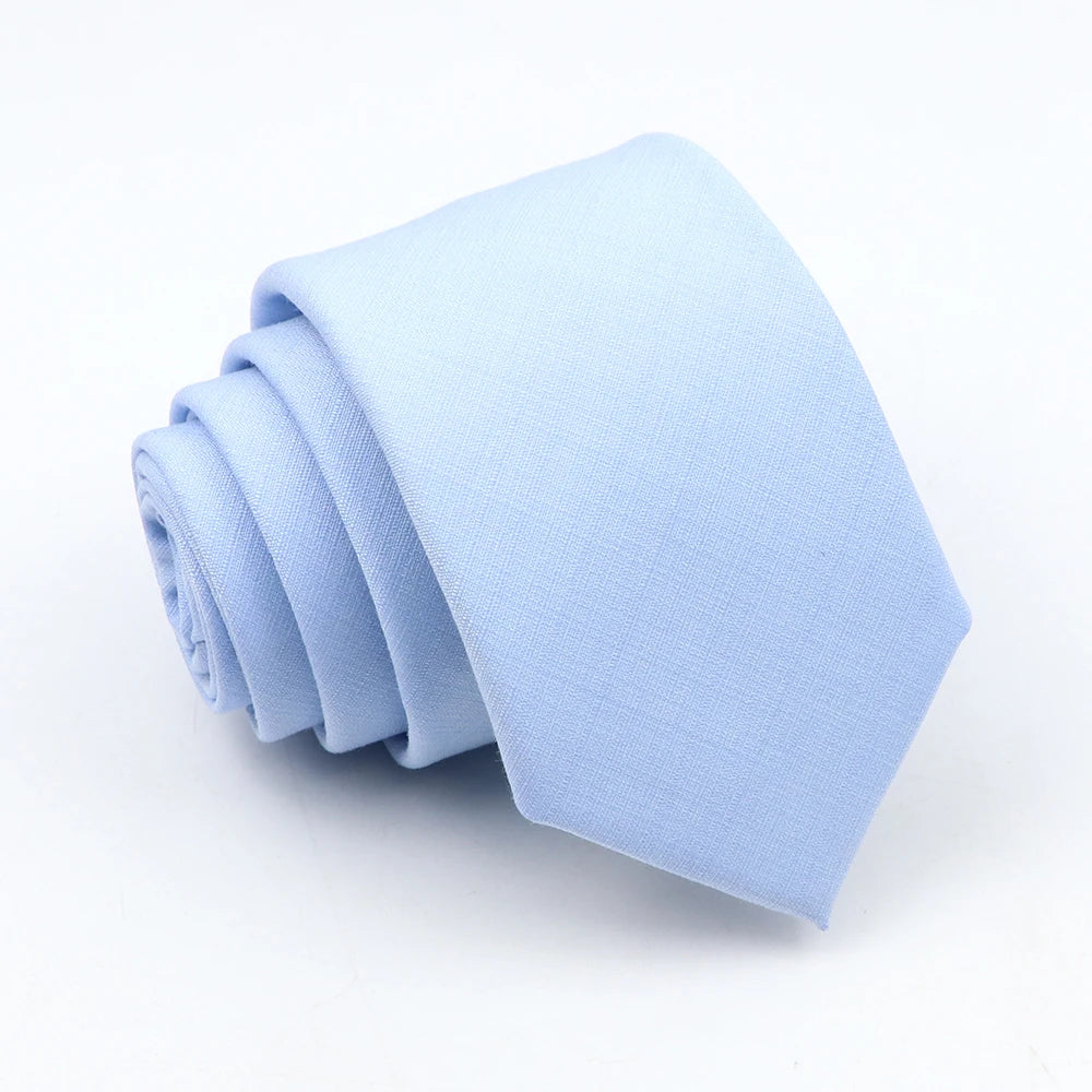 Solid Color Slim Tie