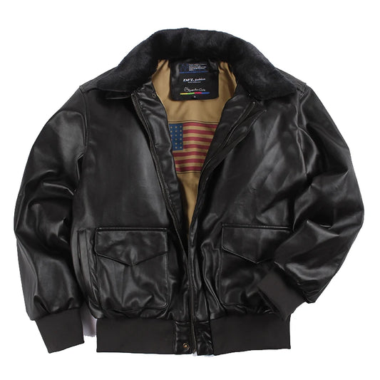 Classic Black Nylon Bomber Jacket