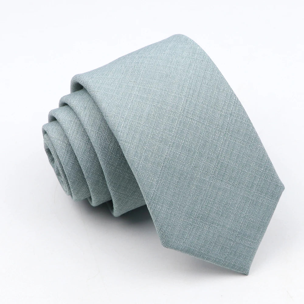 Solid Color Slim Tie