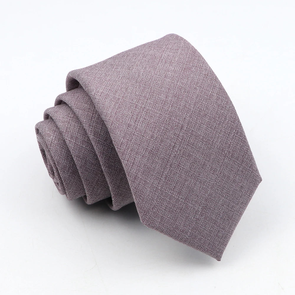 Solid Color Slim Tie