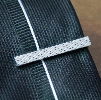 Chrome Steel Tie Clip Set – Classic Clasp