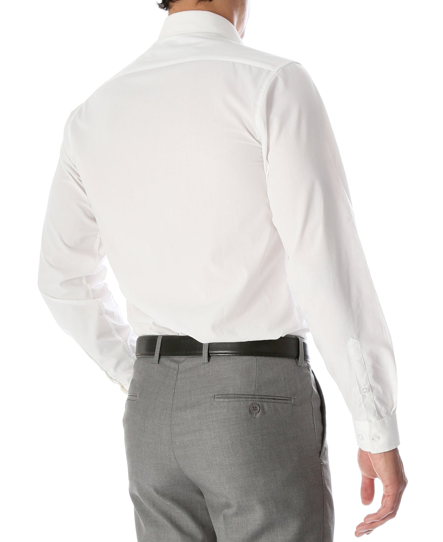 Snow White Slim‑Fit Dress Shirt