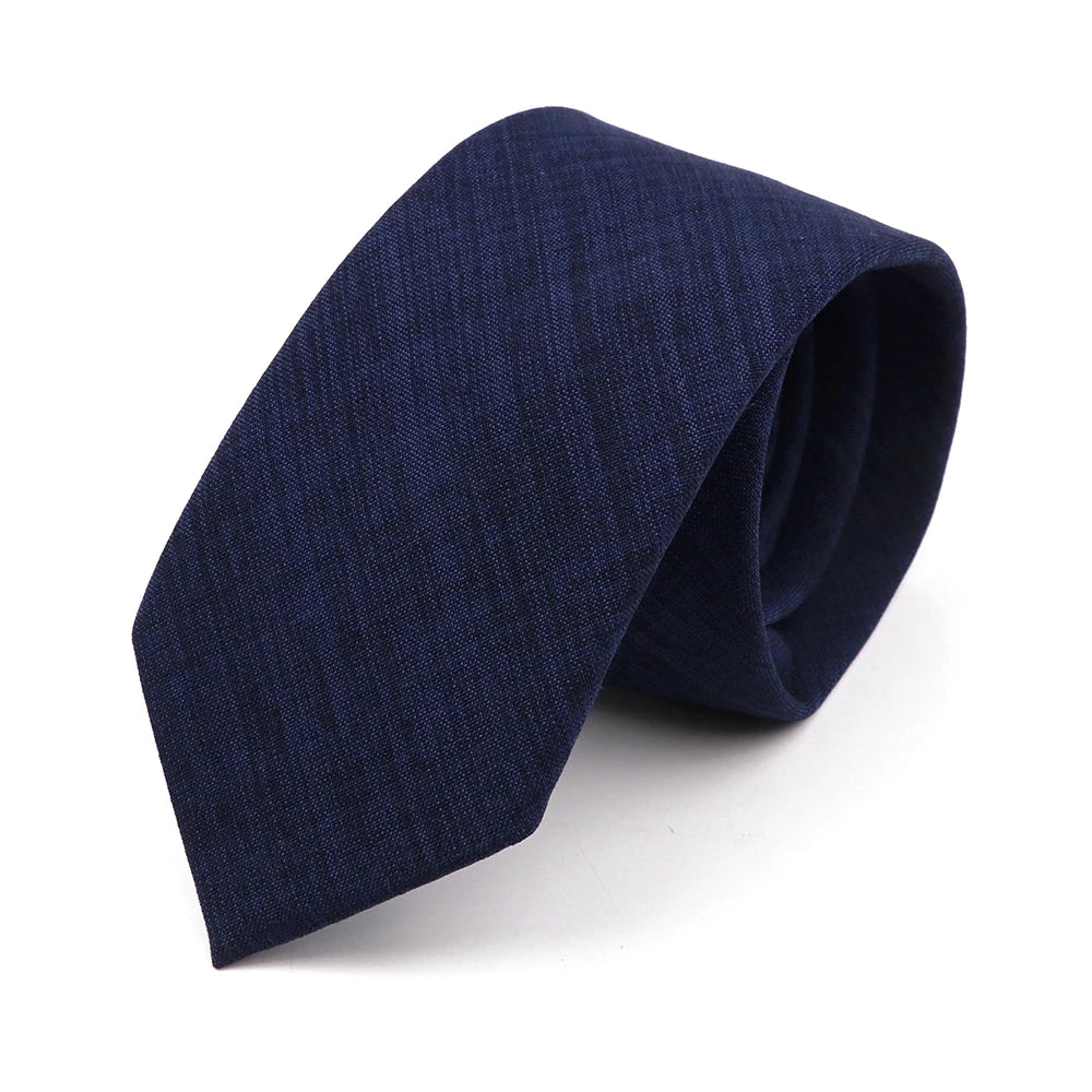 Handmade Cotton Neckties — Premium Solid Colors