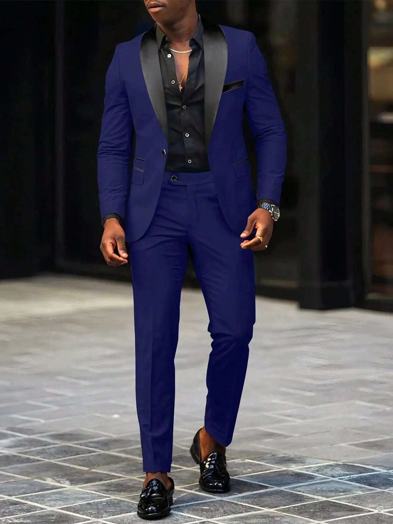 Three‑Piece Suit – Slim Solid Edition