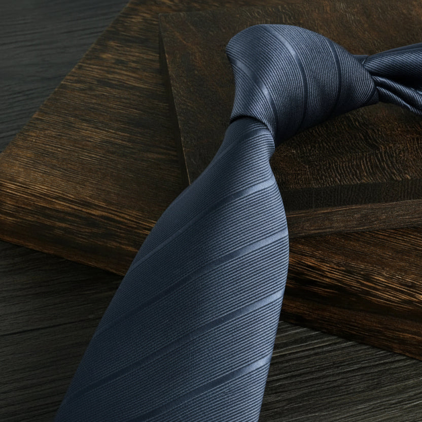 Striped Classic Neckties – 8cm Jacquard Weave