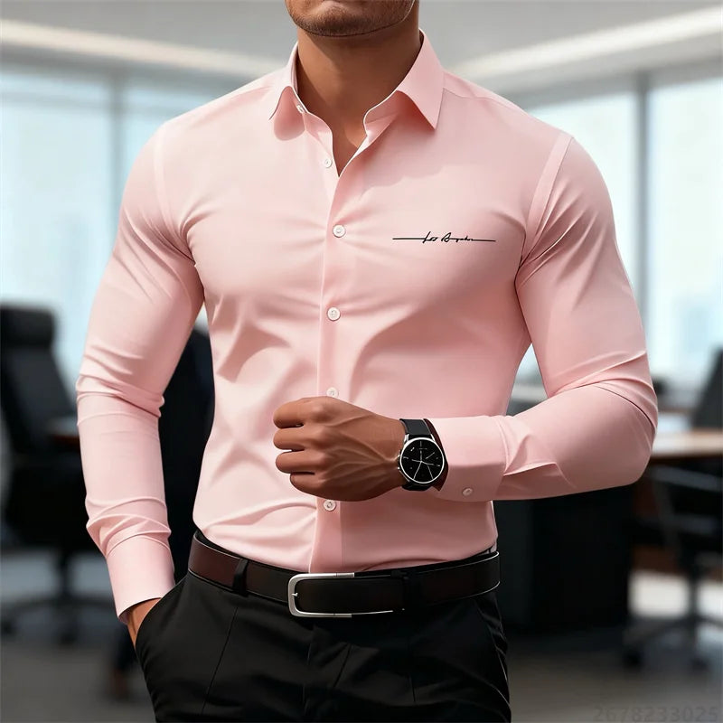 Classic Button-Down Dress Shirt —Tailored Fit