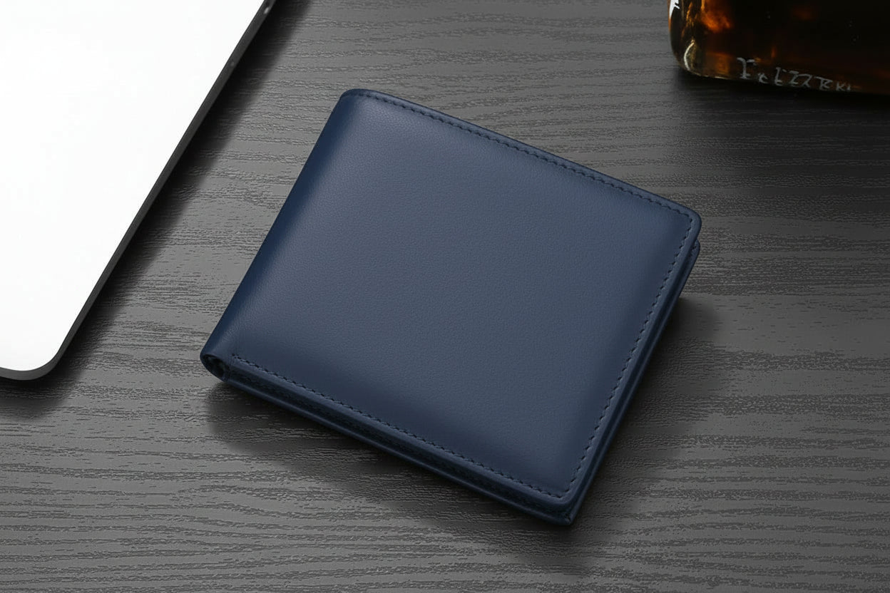 Genuine Leather Wallet — Slim Design