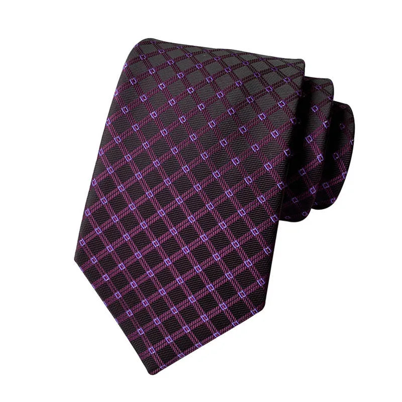Jacquard Necktie — Polka Dot Edition