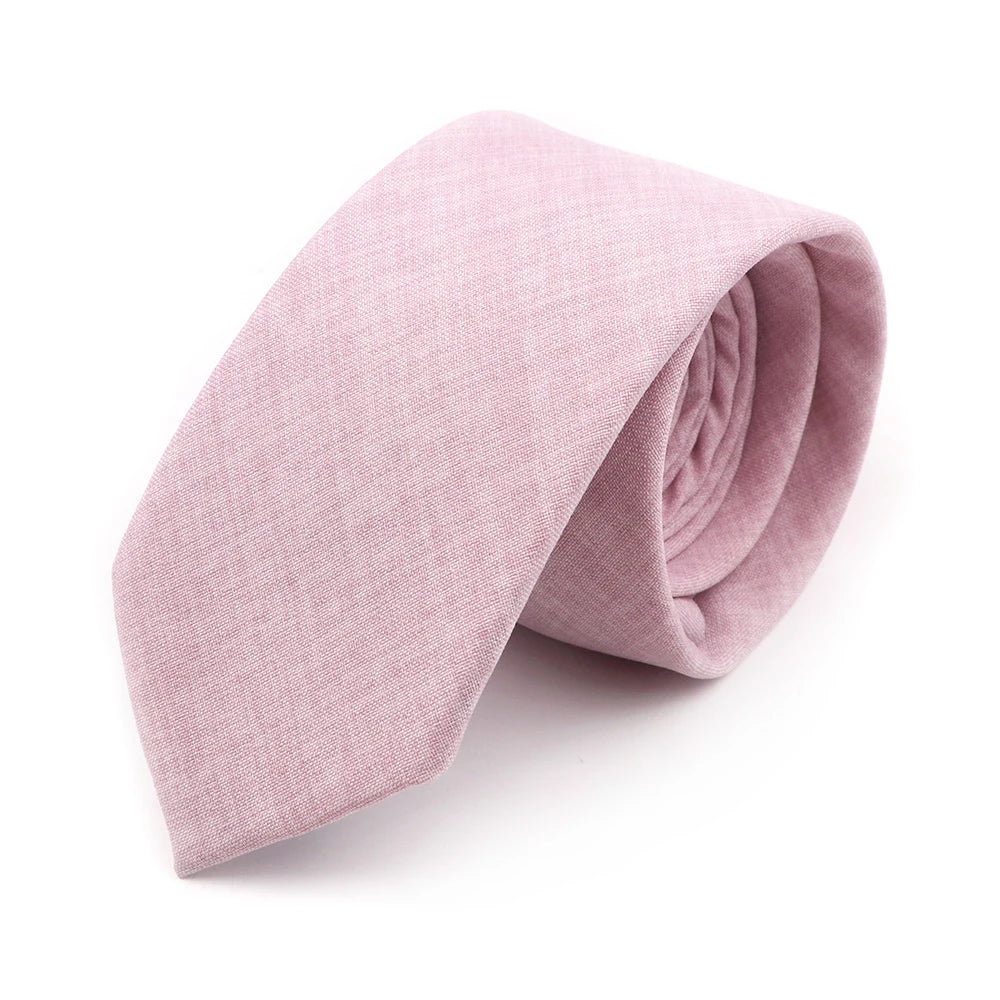 Handmade Cotton Neckties — Premium Solid Colors