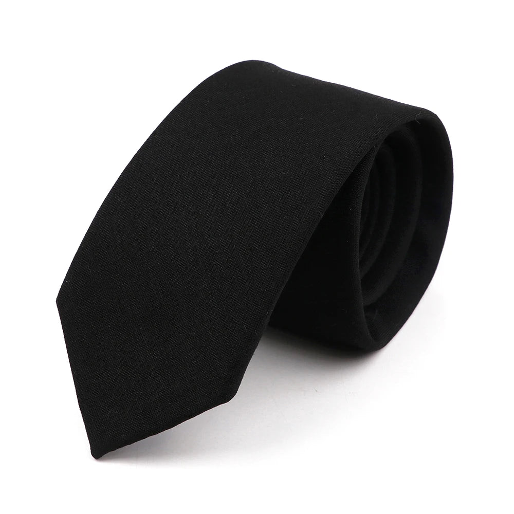 Handmade Cotton Neckties — Premium Solid Colors
