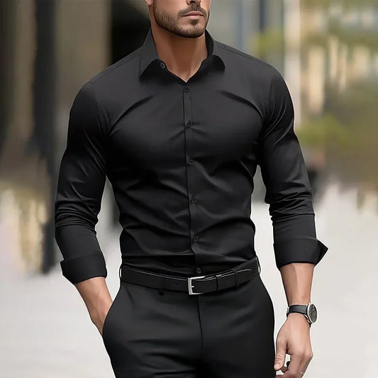 Casual Button-Down Dress Shirt — Signature Fit