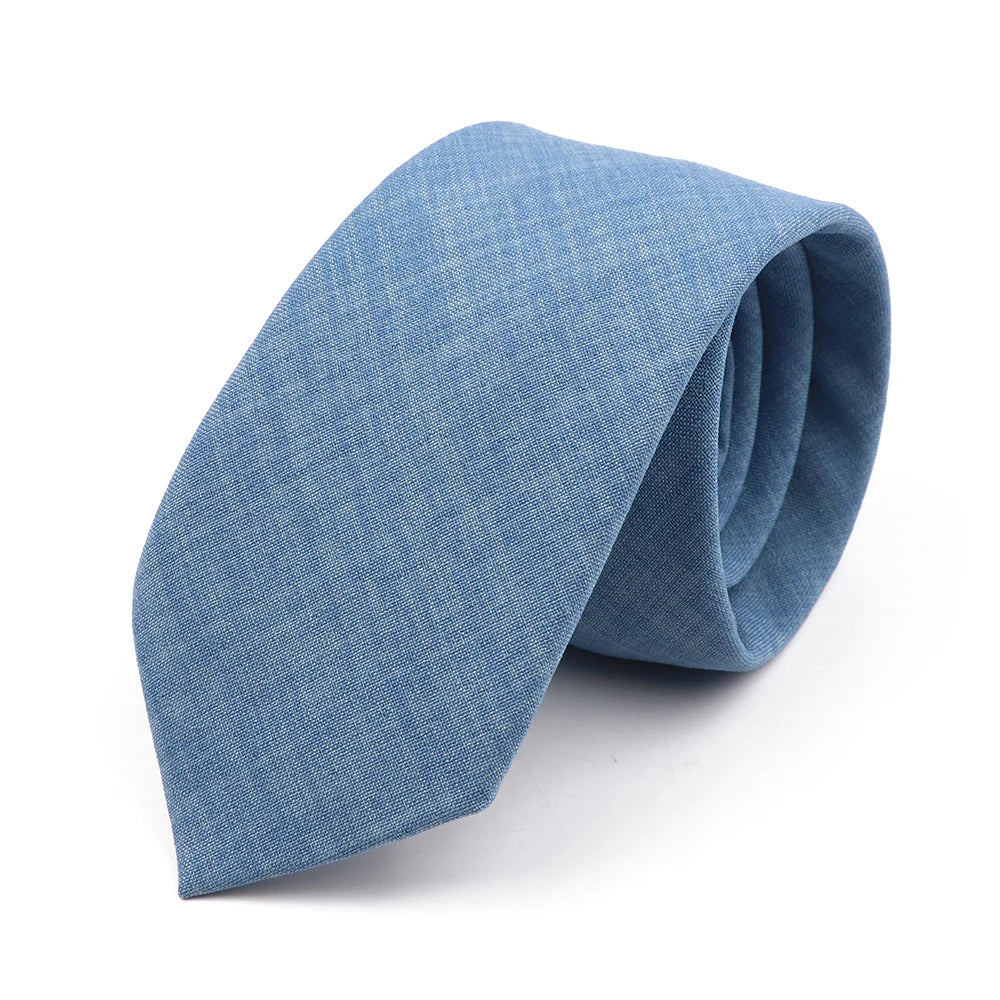 Handmade Cotton Neckties — Premium Solid Colors