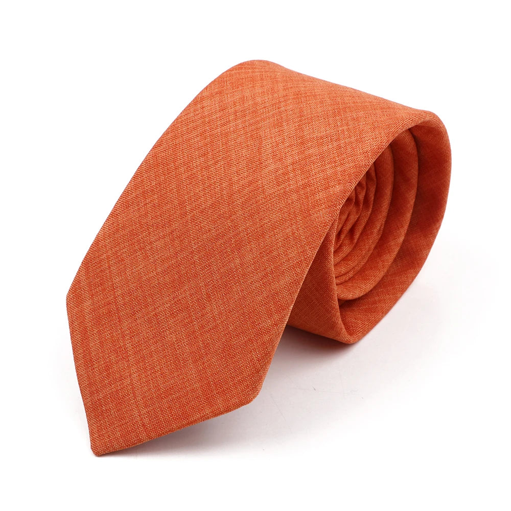 Handmade Cotton Neckties — Premium Solid Colors