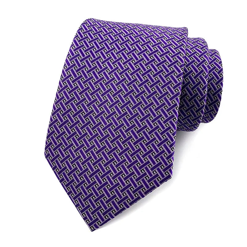 Jacquard Necktie — Polka Dot Edition