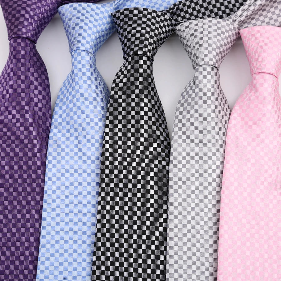 Jacquard Necktie — Polka Dot Edition