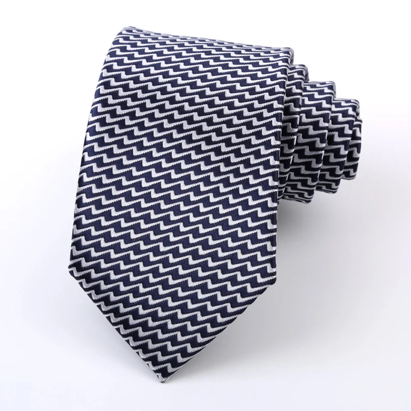 Jacquard Necktie — Polka Dot Edition