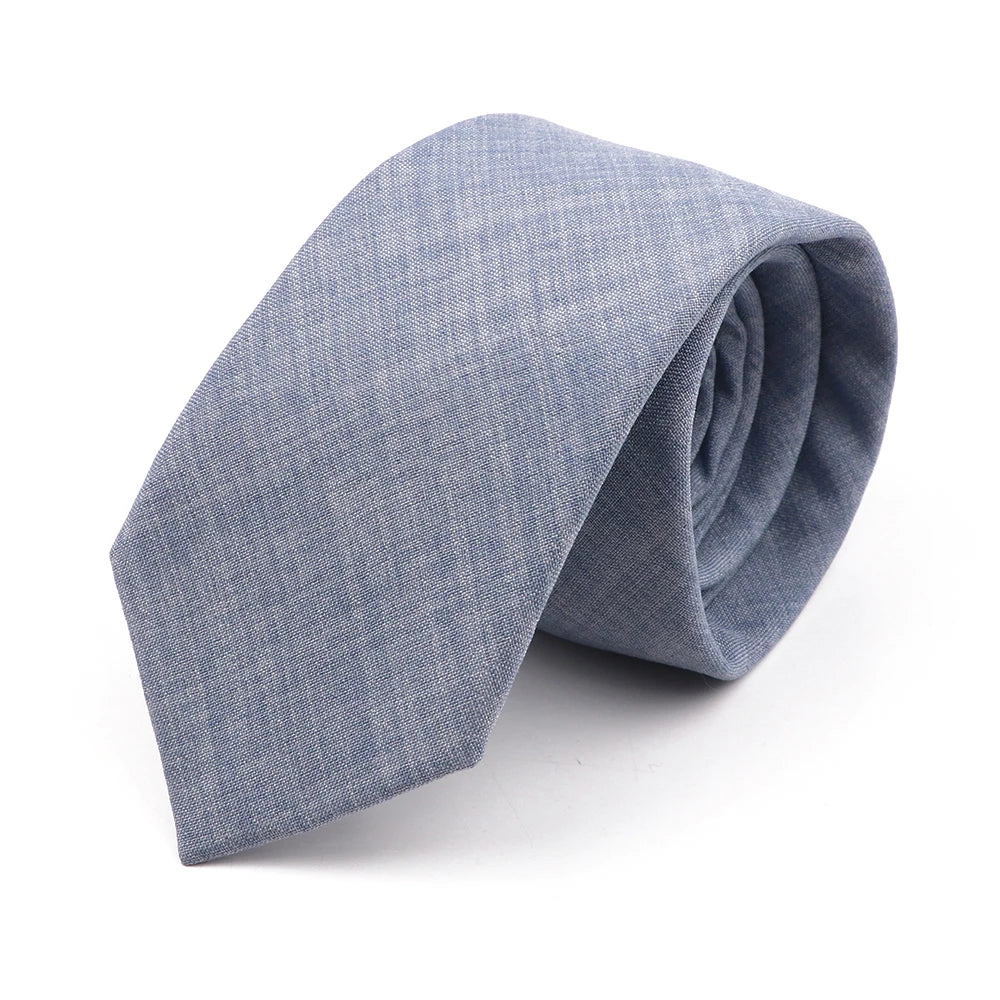 Handmade Cotton Neckties — Premium Solid Colors