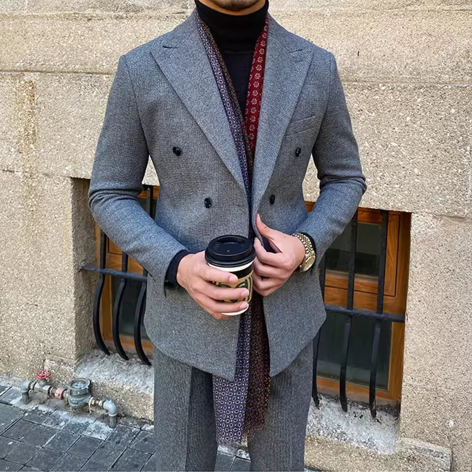 Men's Formal Suit — 2 Piece Set