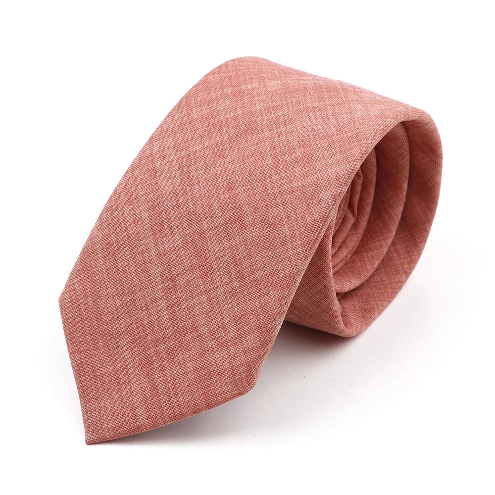 Handmade Cotton Neckties — Premium Solid Colors