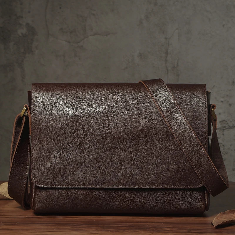 Genuine Leather Vintage Crossbody Bag