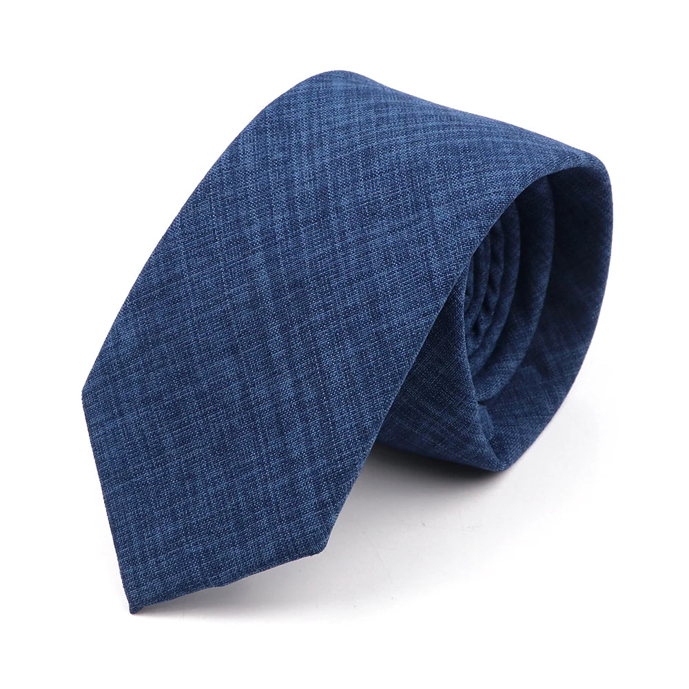 Handmade Cotton Neckties — Premium Solid Colors