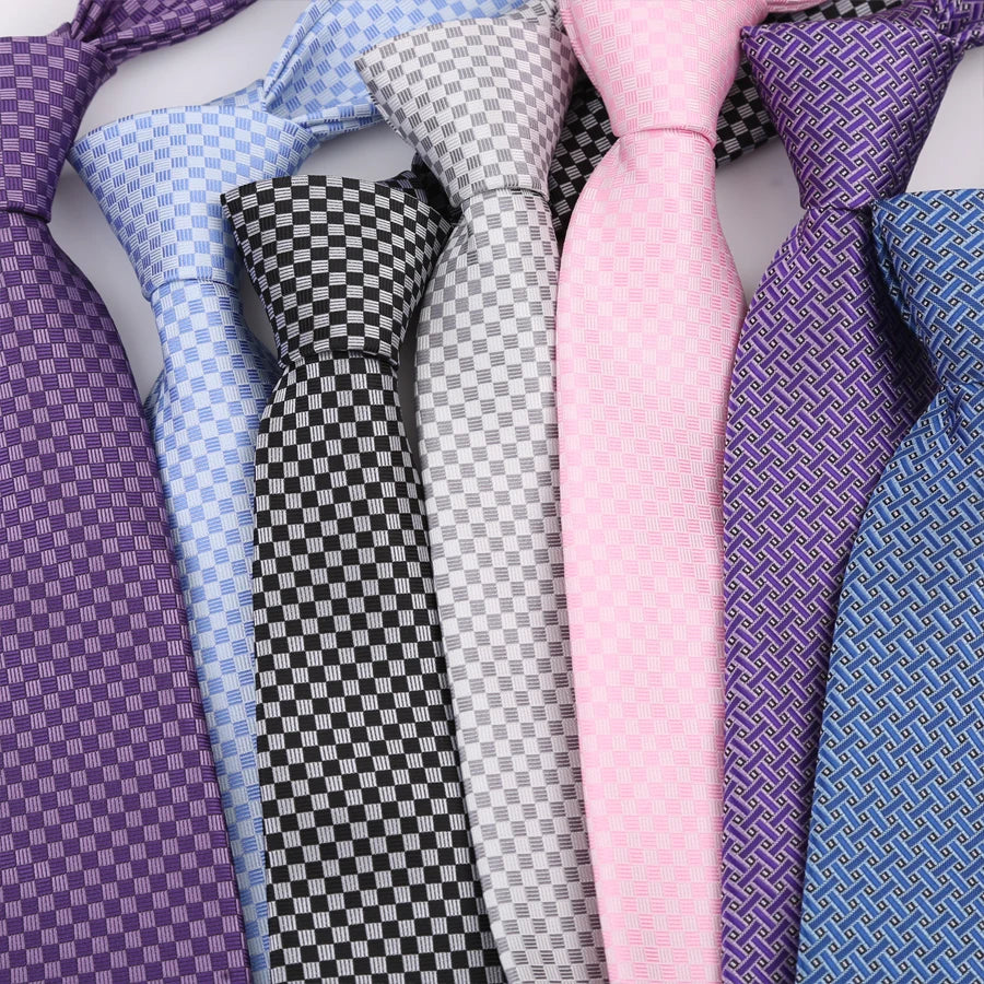 Jacquard Necktie — Polka Dot Edition