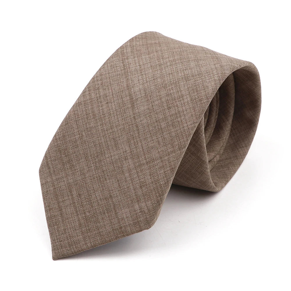 Handmade Cotton Neckties — Premium Solid Colors