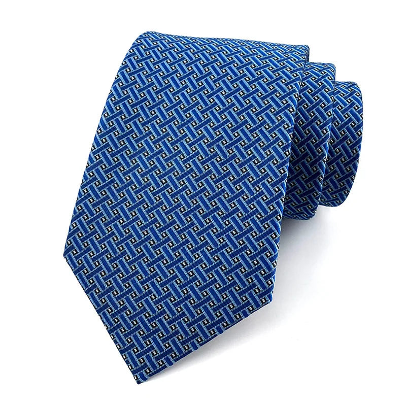 Jacquard Necktie — Polka Dot Edition