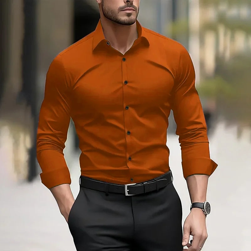 Casual Button-Down Dress Shirt — Signature Fit