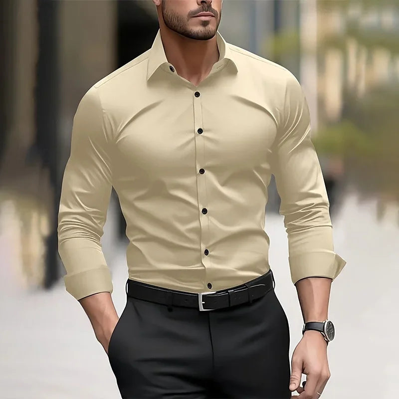 Casual Button-Down Dress Shirt — Signature Fit