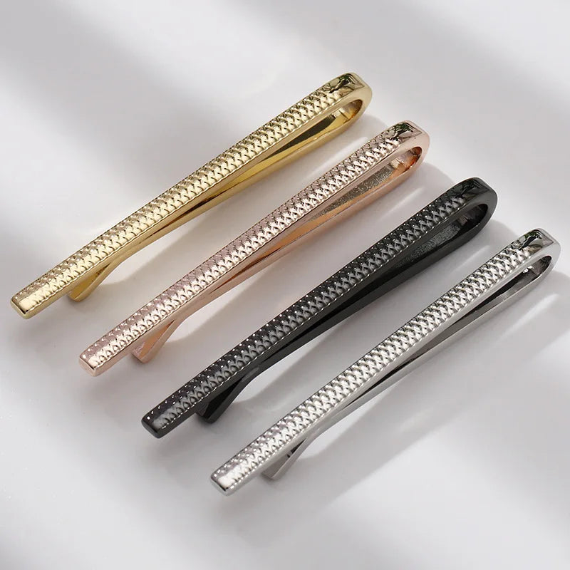 Metal Tie Clip Set — Classic Design