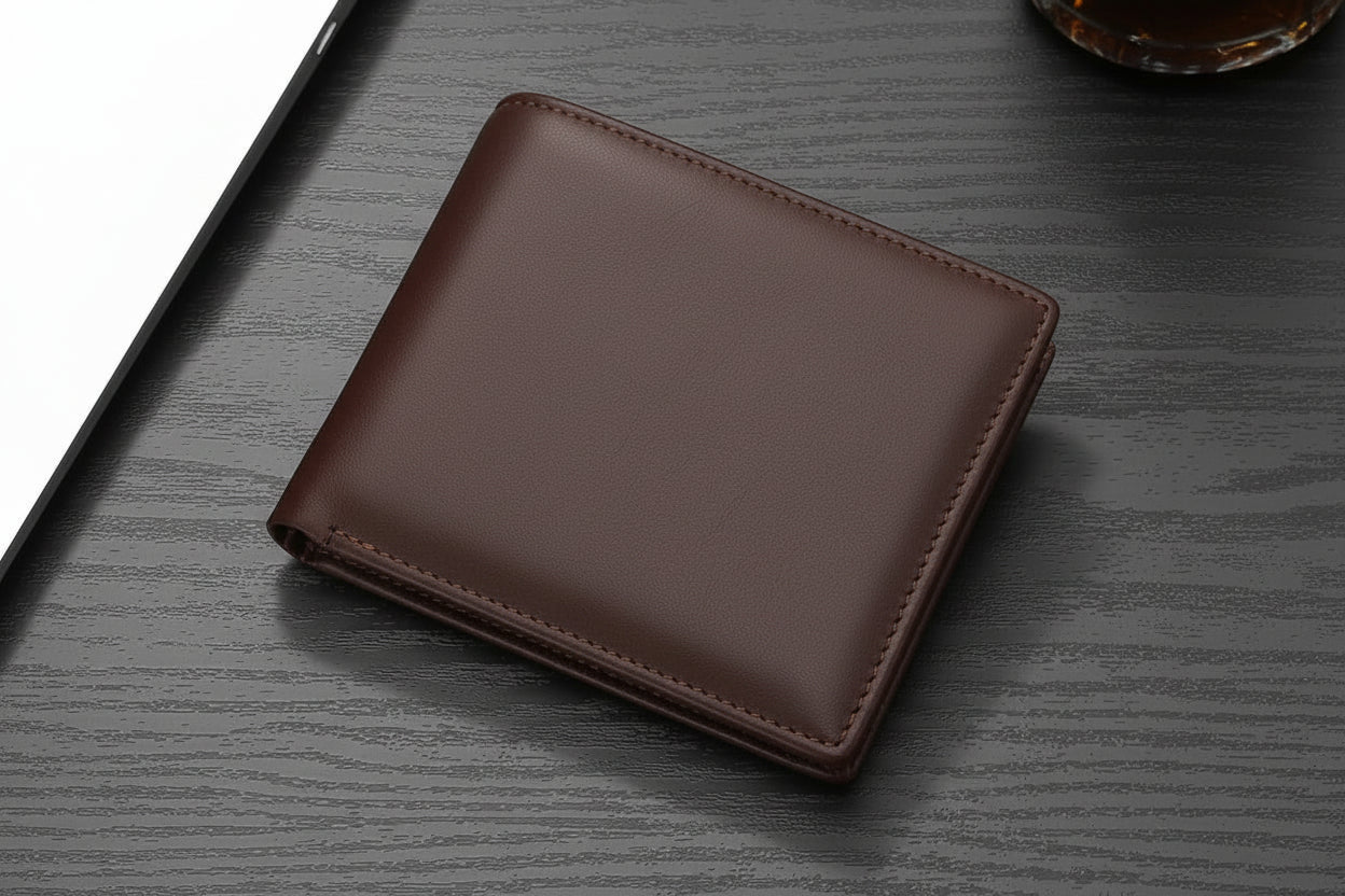 Genuine Leather Wallet — Slim Design