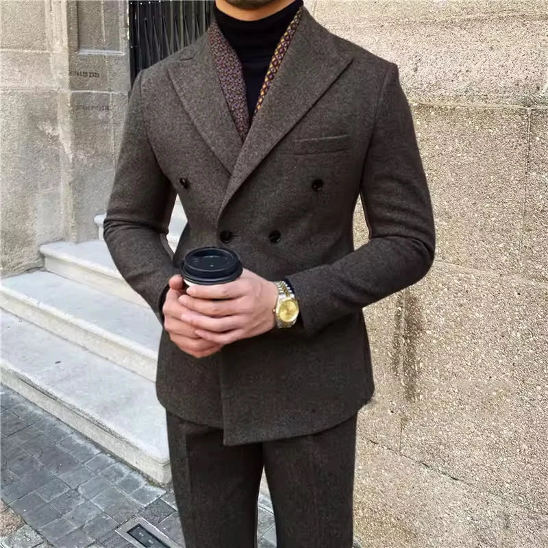 Men's Formal Suit — 2 Piece Set
