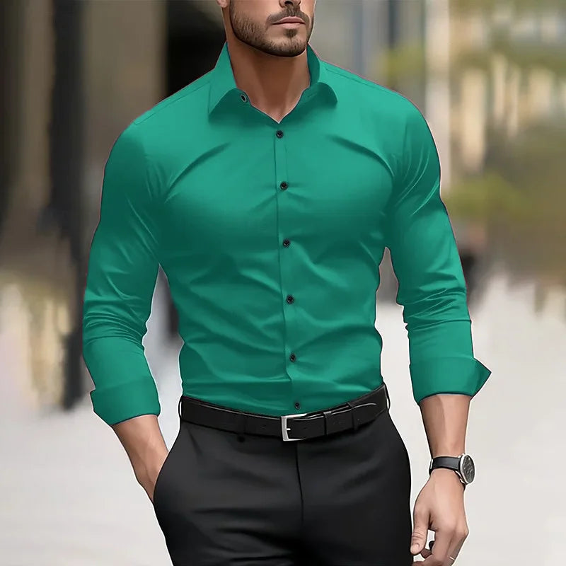 Casual Button-Down Dress Shirt — Signature Fit