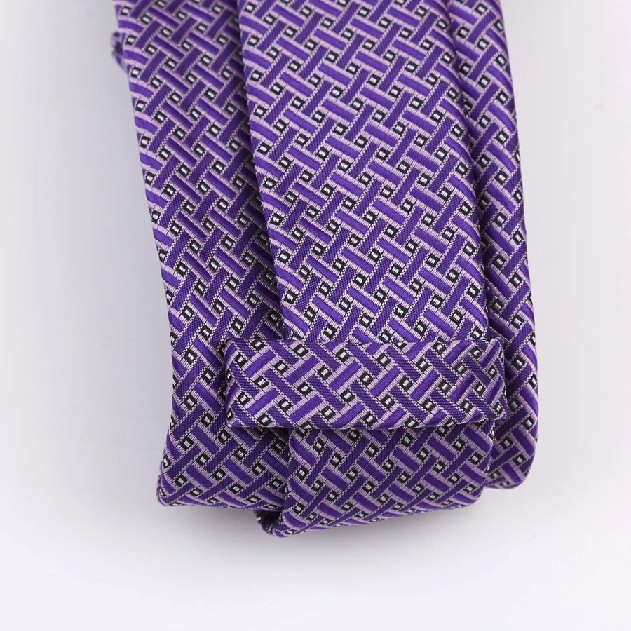 Jacquard Necktie — Polka Dot Edition