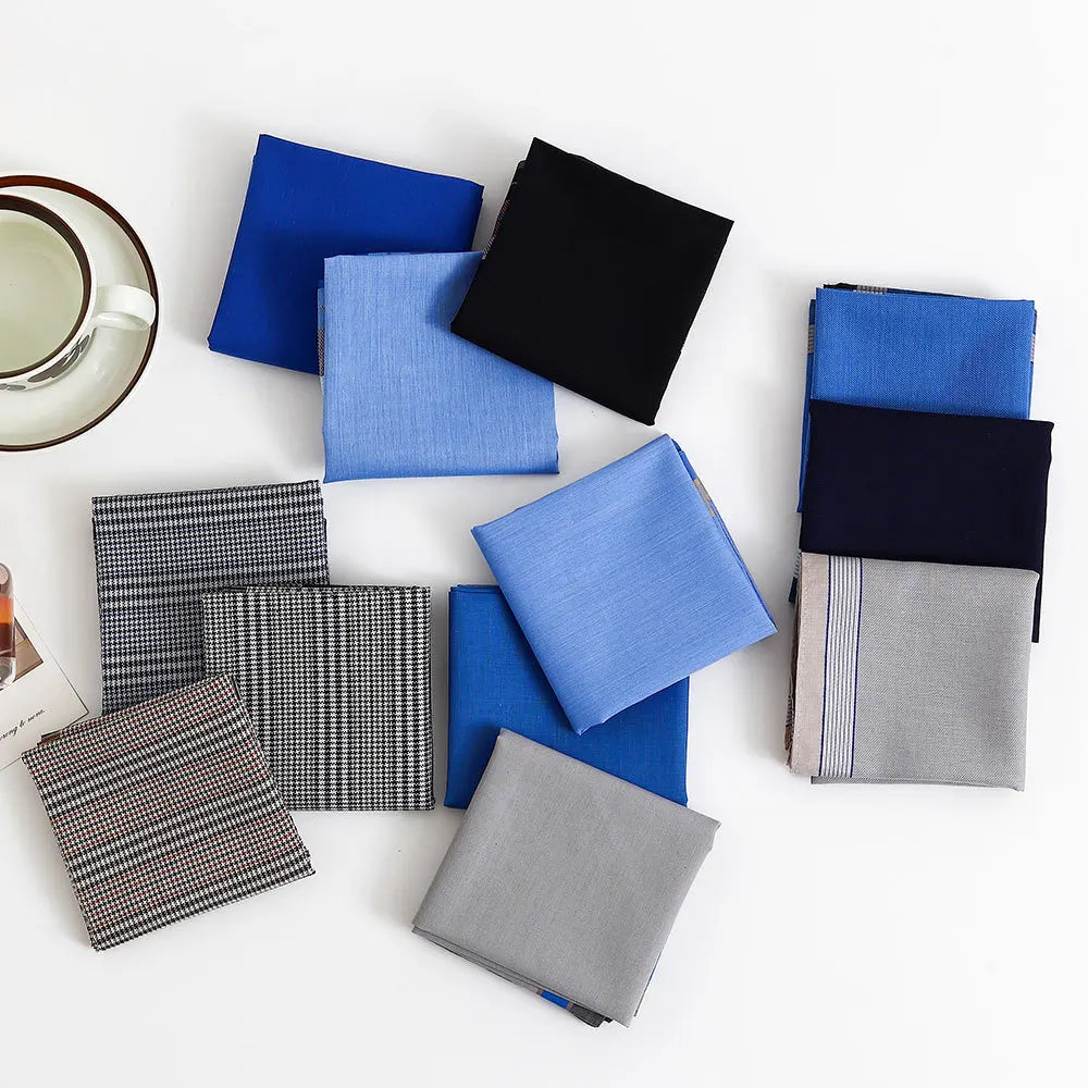 Classic Cotton Handkerchief Set — 3 Piece Pack