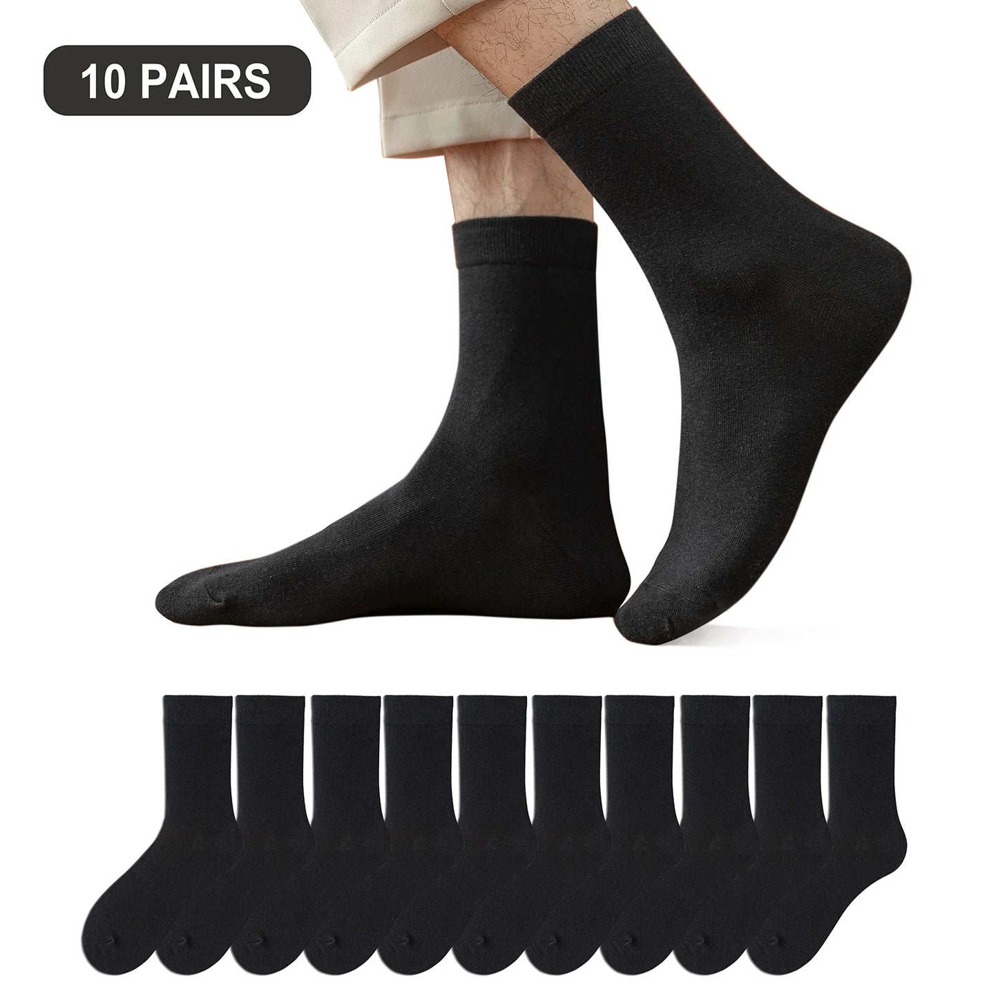 Cotton Dress Socks — Soft Weave
