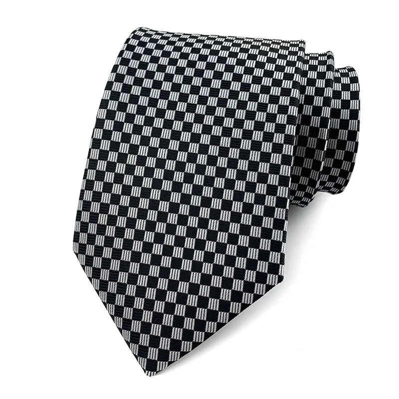 Jacquard Necktie — Polka Dot Edition